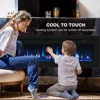 Electric Fireplace in-Wall Recessed and Wall Mounted with Remote Control, 1500/750W Fireplace Heater 5