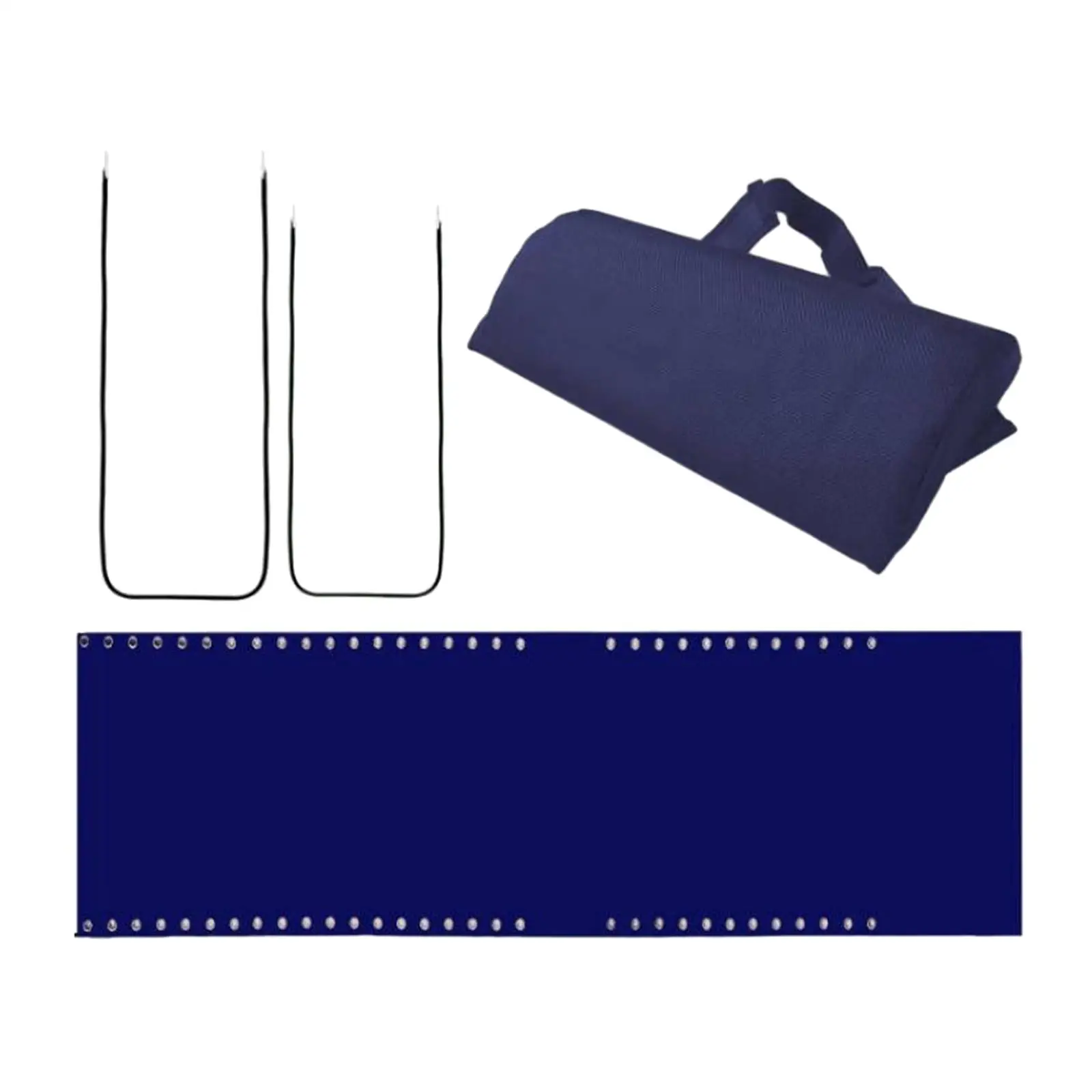 Lounge Chair Cloth Lounger Replacement Cloth Install Rope 63inchx19inch with Pillow recliner for Outdoor Camping Recliners