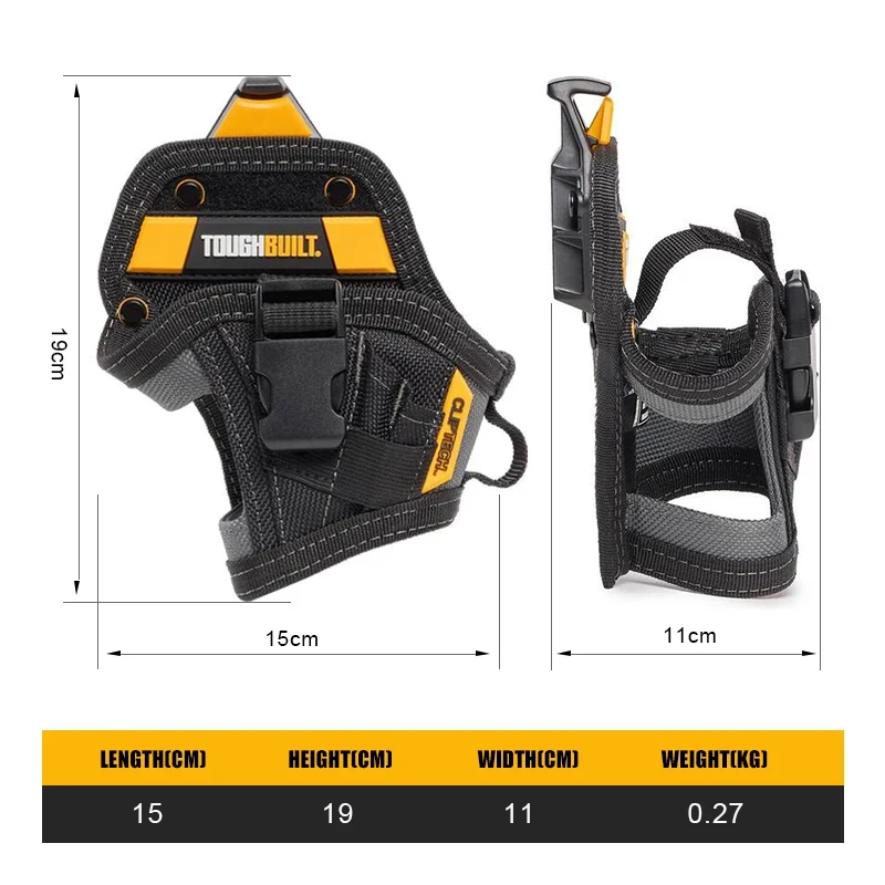 TOUGHBUILT TB-CT-20-S Drill Holster Compact Hand Drill Set Portable Multifunctional Belt tool bag tool kits storage bag electric tool bag tool case