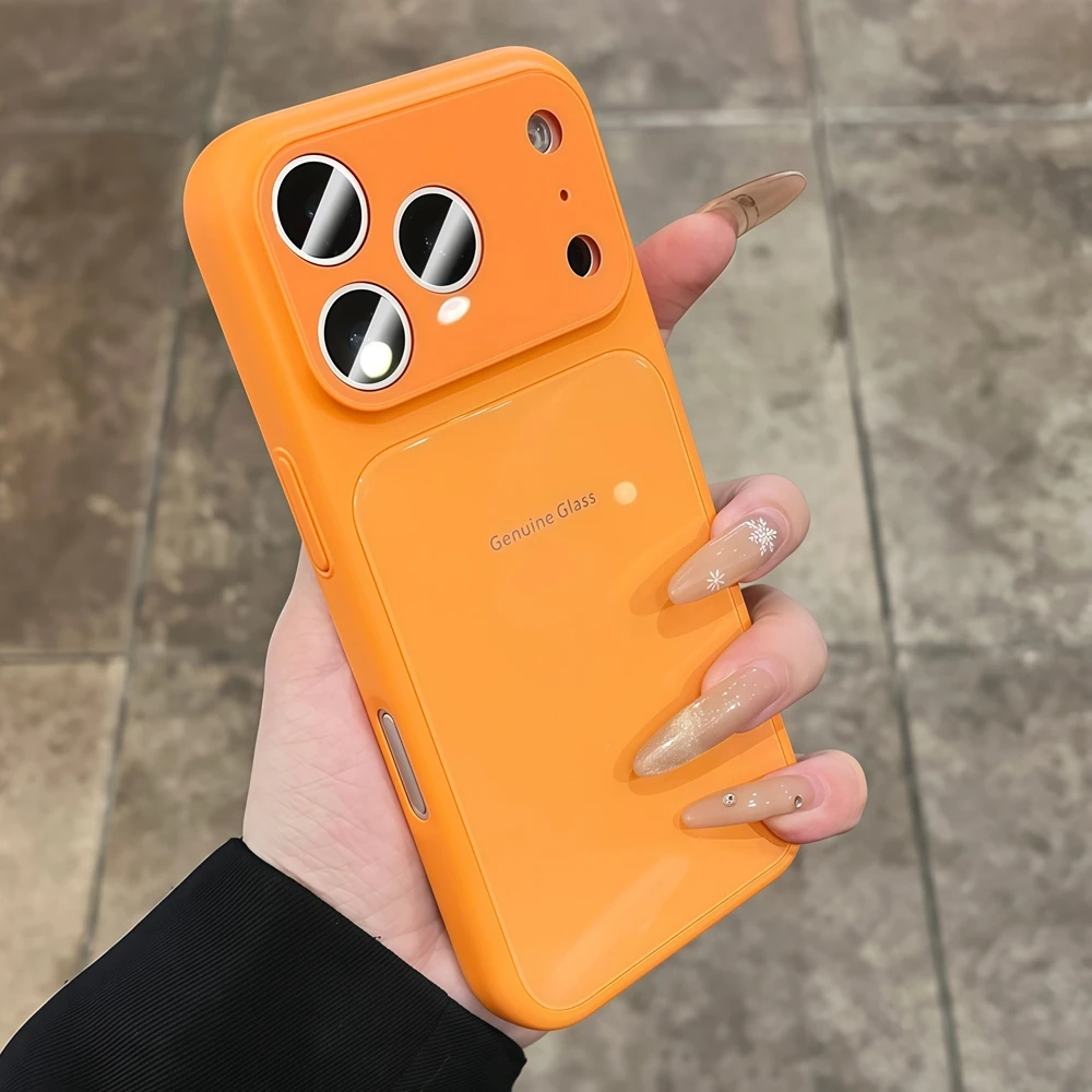 Echtes Glas Handyhülle Stoßfest Für Iphone Pro Max Plus_voghion.com