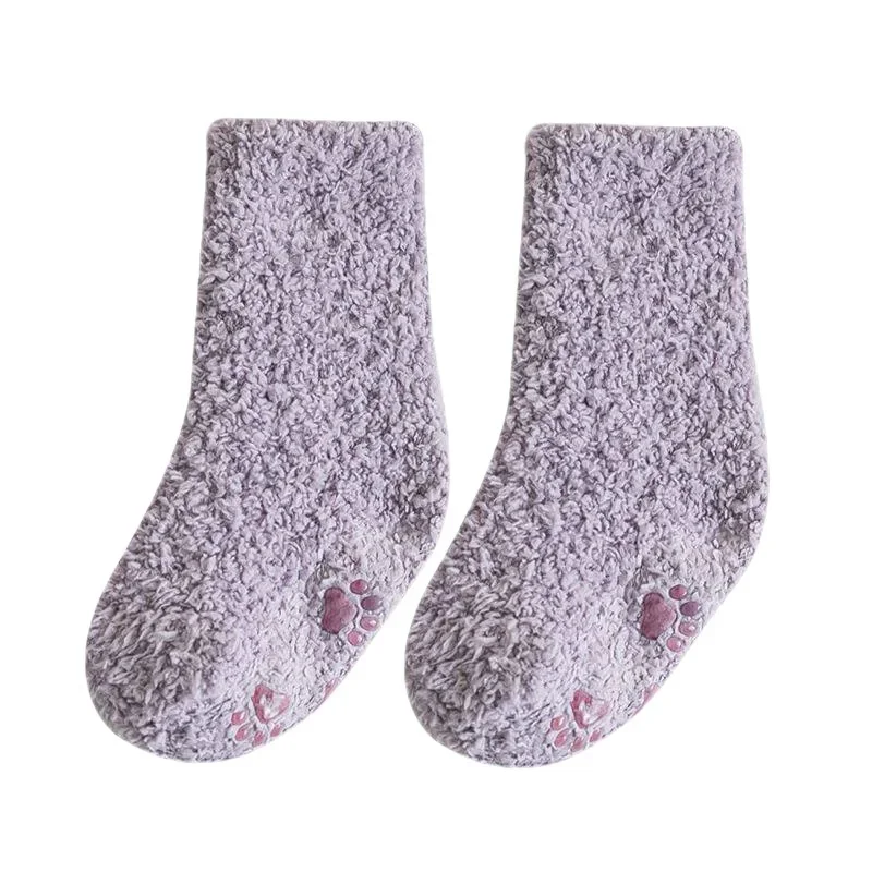 Kids Socks Thick Cold Winter Socks Super Warm Students Children Snow Baby Christmas Gifts Coral Fleece Non-slip 0-5Y Sock kids socks