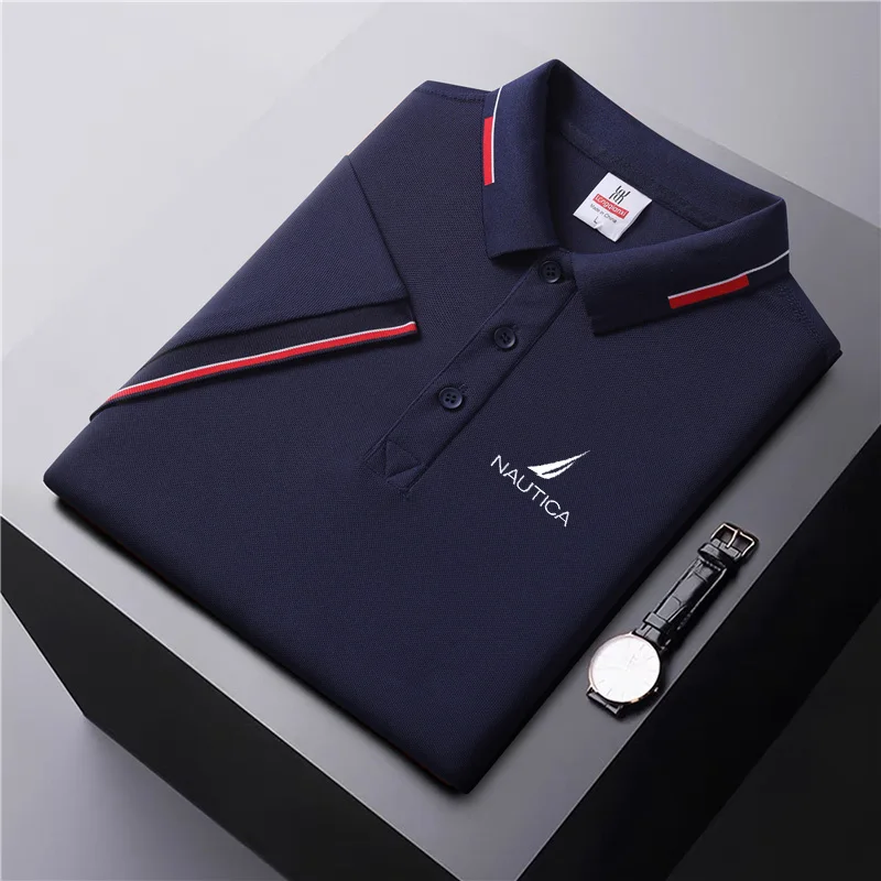 

2024 Men's Golf Polo Shirt Spring/summer New Fashion Sports Lapel Shirt, Short-sleeved T-shirt, Business, Casual Top