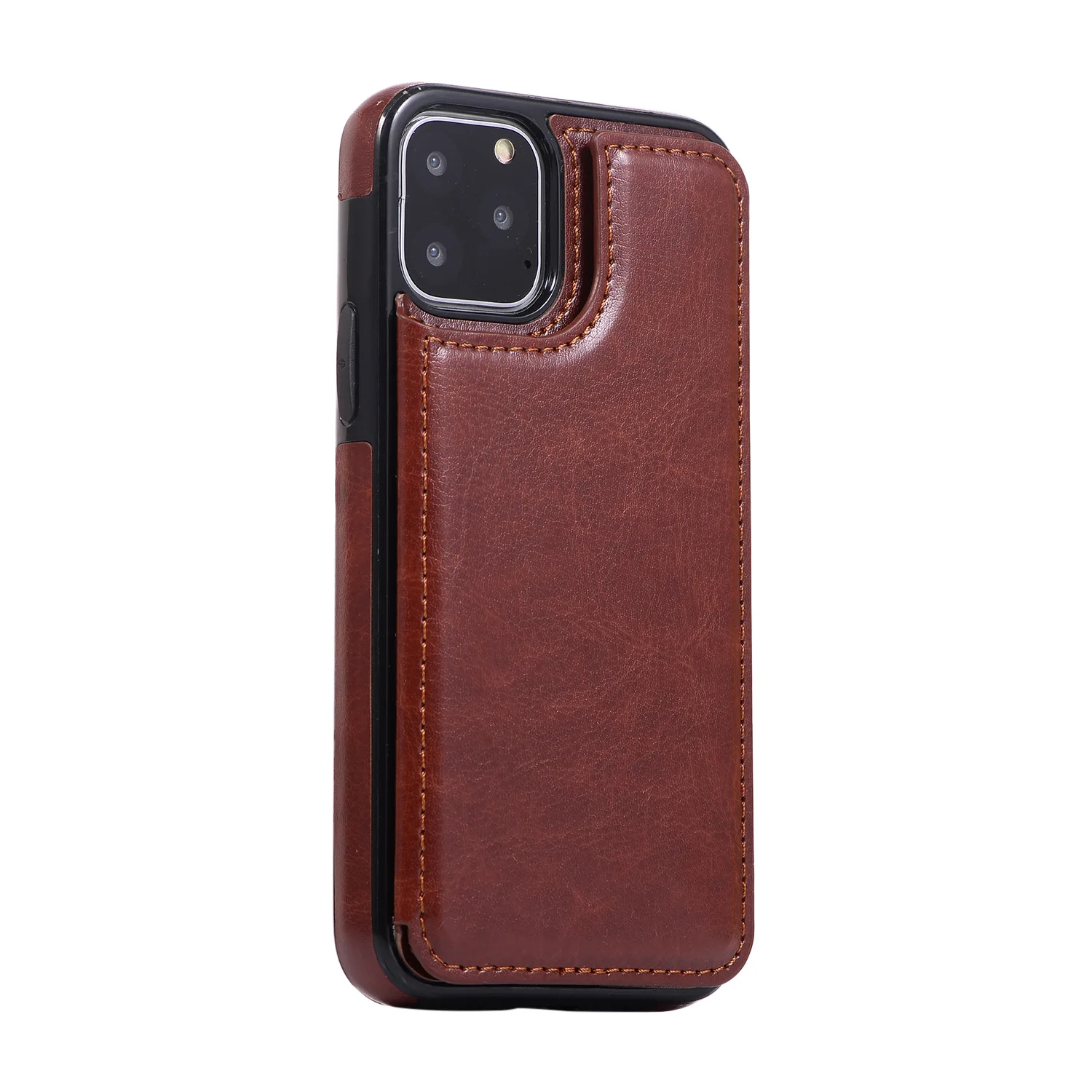 Luxurious Leather Phone Case with Card Slot and Shockproof Protection