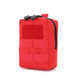 Compact Water - Resistant Tactical Accessory Pouch (Red)
