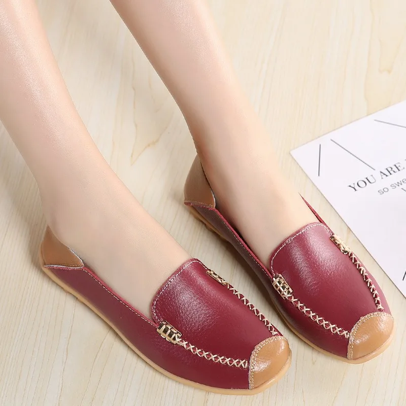Women's Casual Shoes Slip On Loafers For Sound Flats Shoes Bottom Non Slip Sandal Flat Shoes For Maternity Shoes