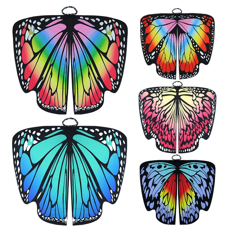 

Rainbow Butterfly Wings for Women Halloween Costume Adult Butterfly Cloak Cosplay Cape Butterfly Cosplay for Gilrs Women