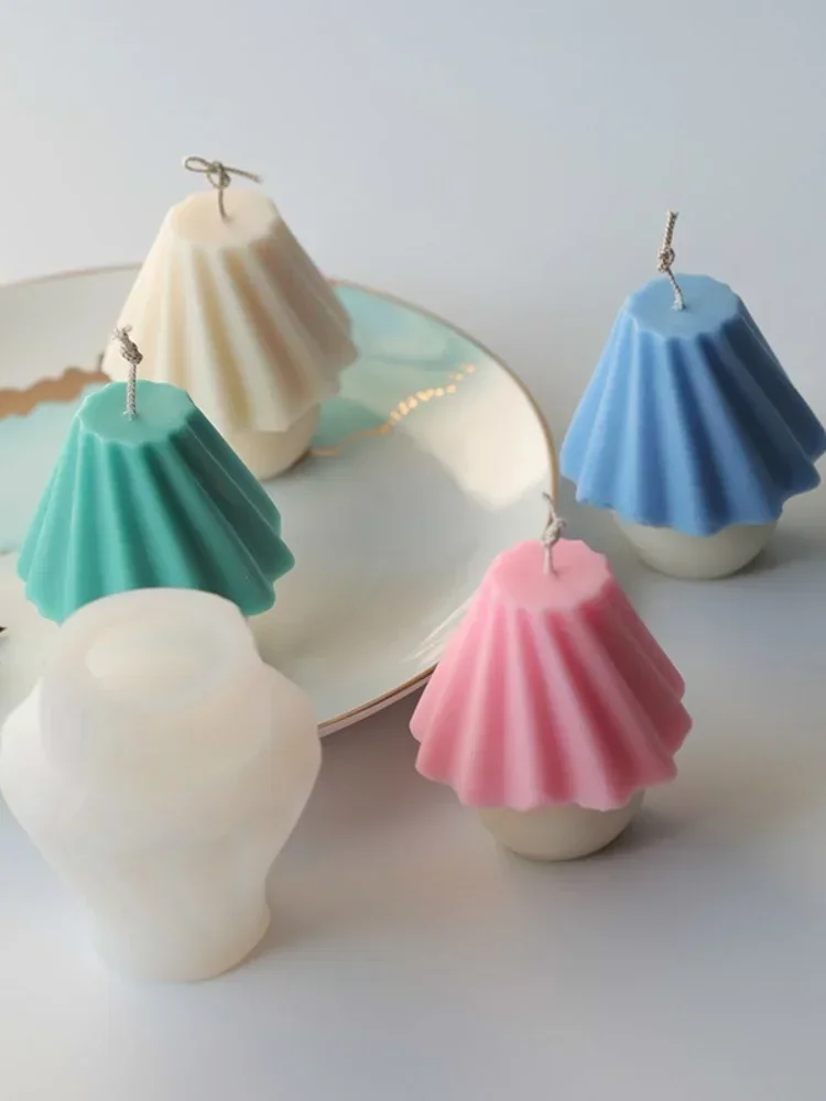 Table Lamp Candle Mold Handmade Aromatherapy Plaster Mold Candle Decoration