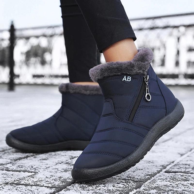 Women Boots Snow Keep Warm Shoes Woman Waterproof Platform Boots