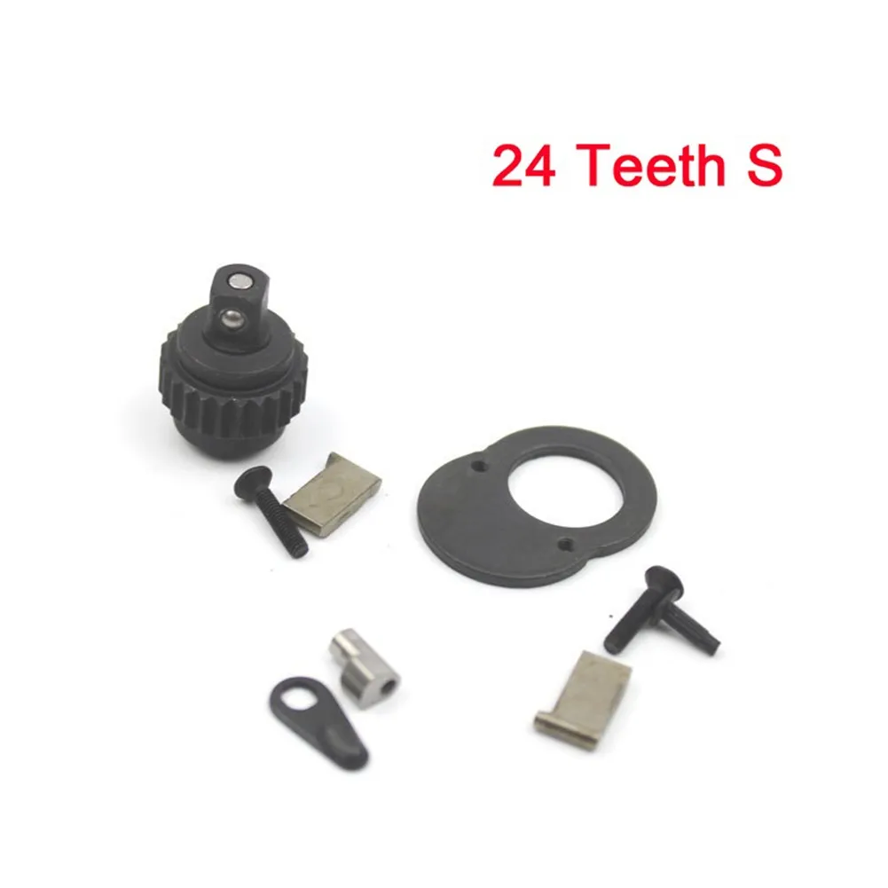 

11pcs 1/4'' 3/8'' 1/2'' 24 Teeth Ratchet Socket Wrench Repair Accessory Spare Part Kit Set For Automotive Maintenance Mechanic