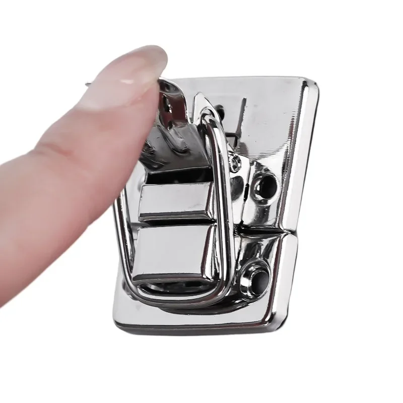 Wooden Box Hasps Metal Buckle Stainless Steel Drawer Suitcases Latches furniture hardware toggle latches jewelry box hasps decorative latches 2/24pcs