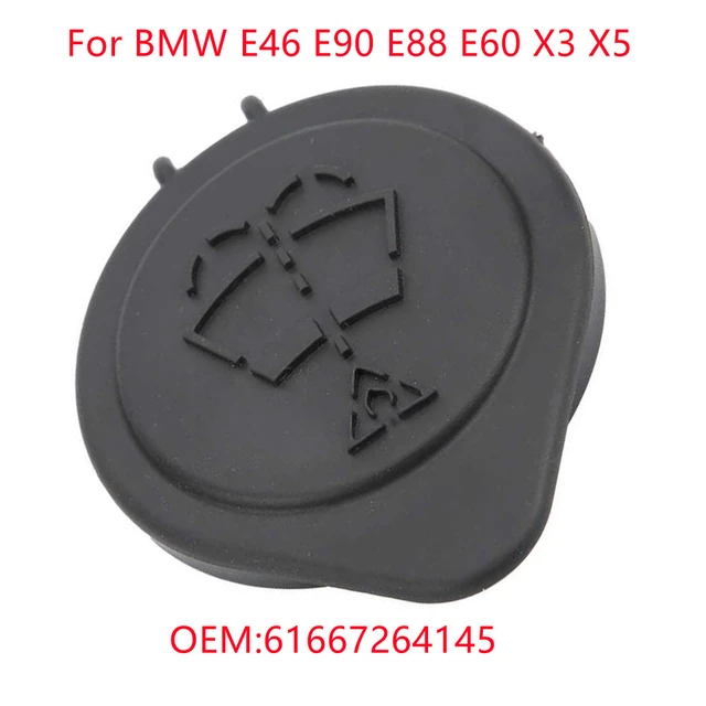 61667467951 Windshield Washer Fluid Reservoir Bottle Tank Cap Black Fit For  BMW E21 E28 E30 E32 E34 E39 - AliExpress