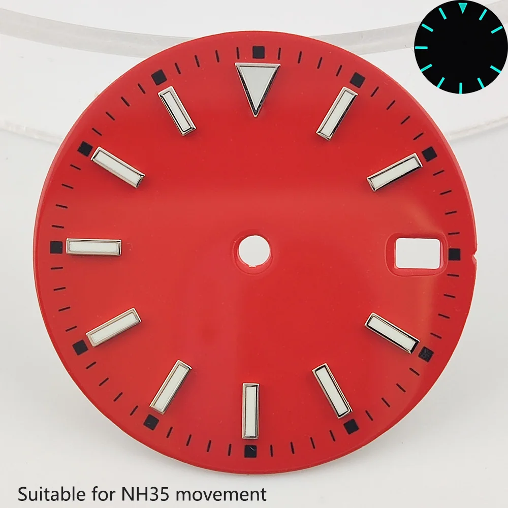 Quadrante Stile Classico Per Orologiaio Quadrante Orologio 28,5 Mm Bianco E Nero Per Movimenti ETA 2824/2836, Miyota 8215/8205, NH35 Satel Integra