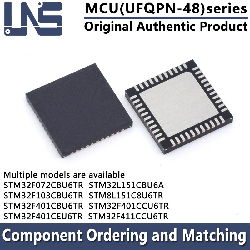 

1pcs STM32L151CBU6A STM8L151C8U6TR STM32F072CBU6TR STM32F103CBU6TR STM32F401CBU6TR STM32F401CCU6TR STM32F401CEU6TR UFQPN-48 MCU