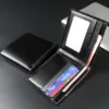 Vintage Lychee Texture Men's Wallets Short Style Coin Bag Multi Card Slots Card Holder Credit Card Bag Men Small Cash Purse 1