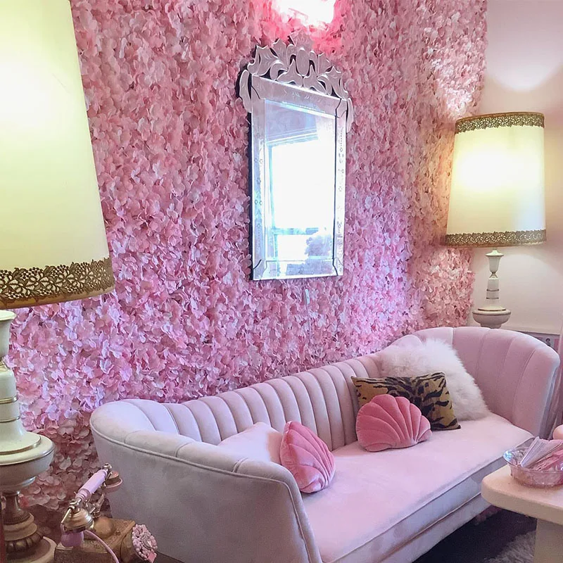 

Hydrangea Wedding Decor Silk Flower Panels for Home Decoration Birthday Party Backdrop Baby Shower Artificial Flowers Wall