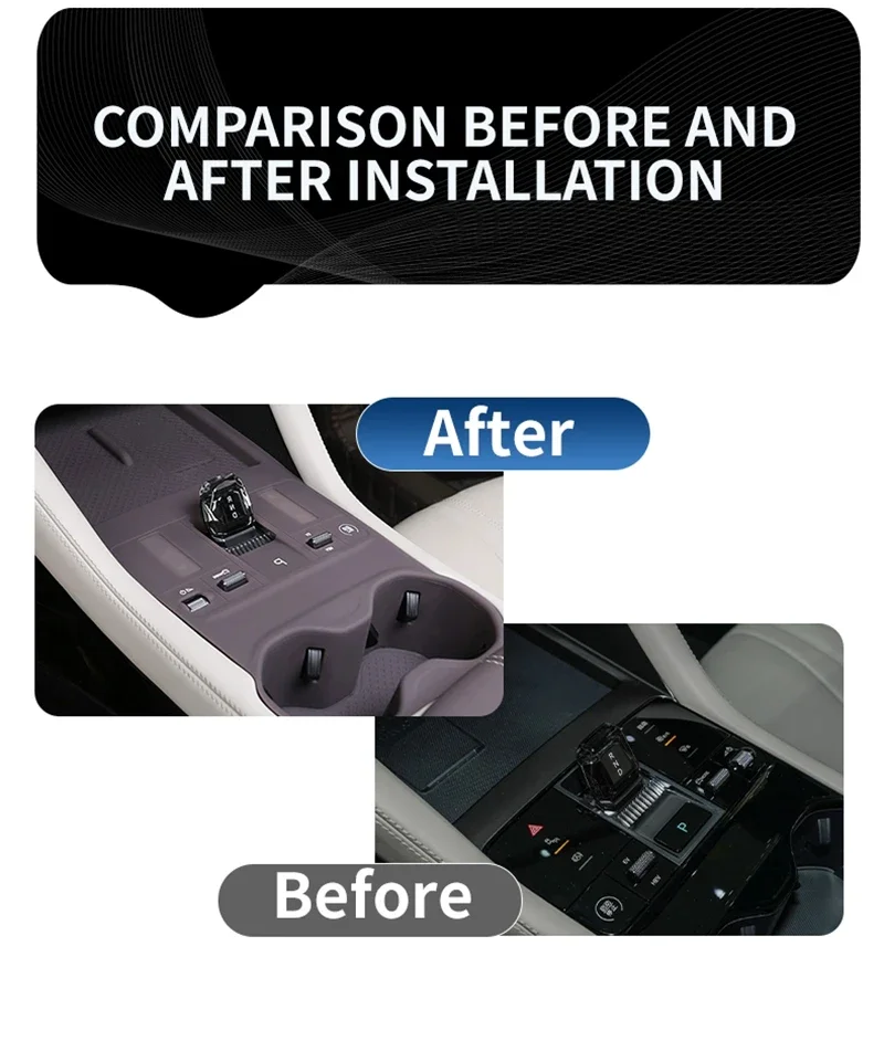 For Byd Song Plus Seal U Dmi Ev 2025 Car Central Control Gear Wireless Water Cup Silicone Mat Waterproof Protector Pad Anti-slip