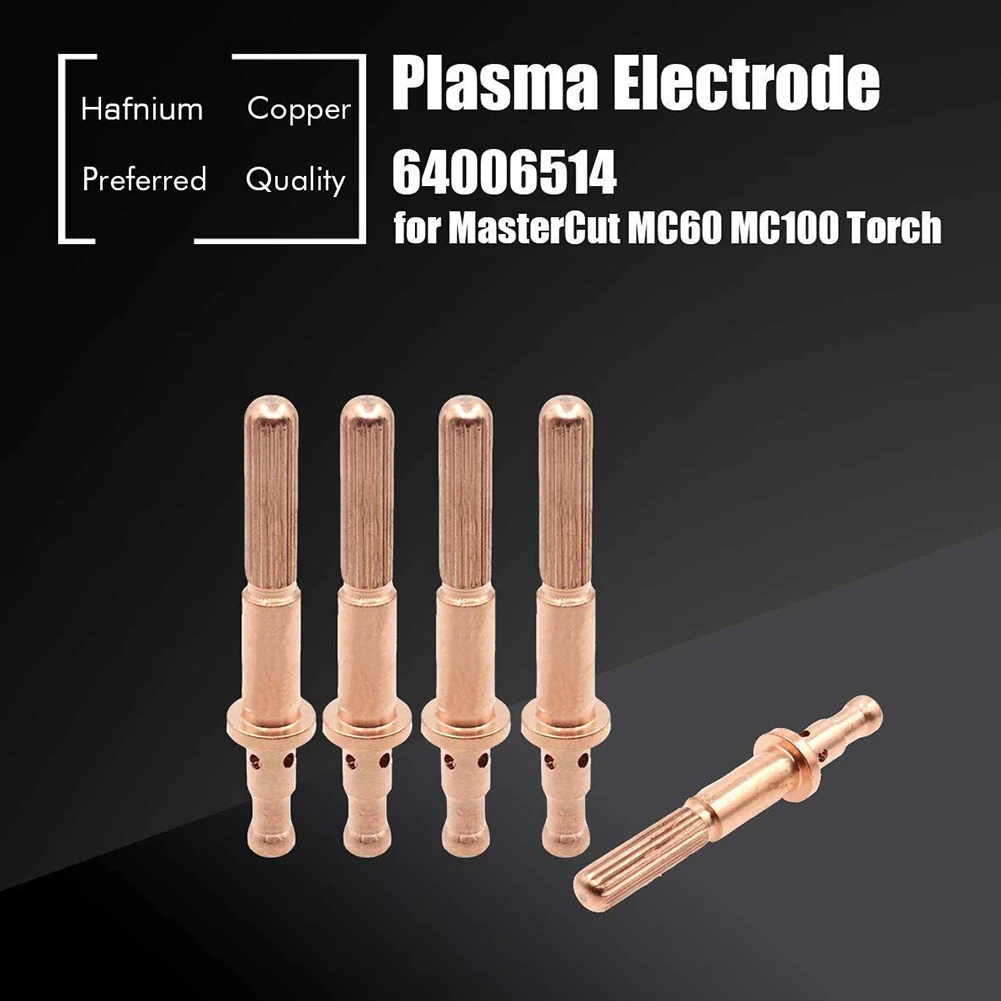 

Plasma Electrode 64006514 Tip 60A 64006510 Trimmer Nozzles Kit Welding Tools For Radnor MasterCut MC60 MC100 Torch