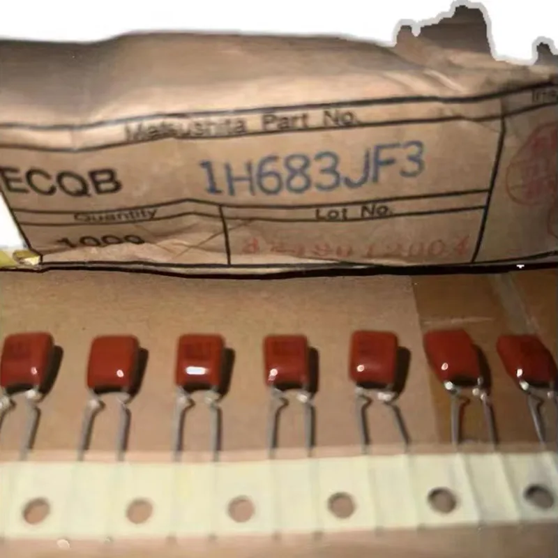 

10PCS Original genuine Panasonic CBB metallized capacitor 50V683 63V683 0.068UF ECQB1H683JF3