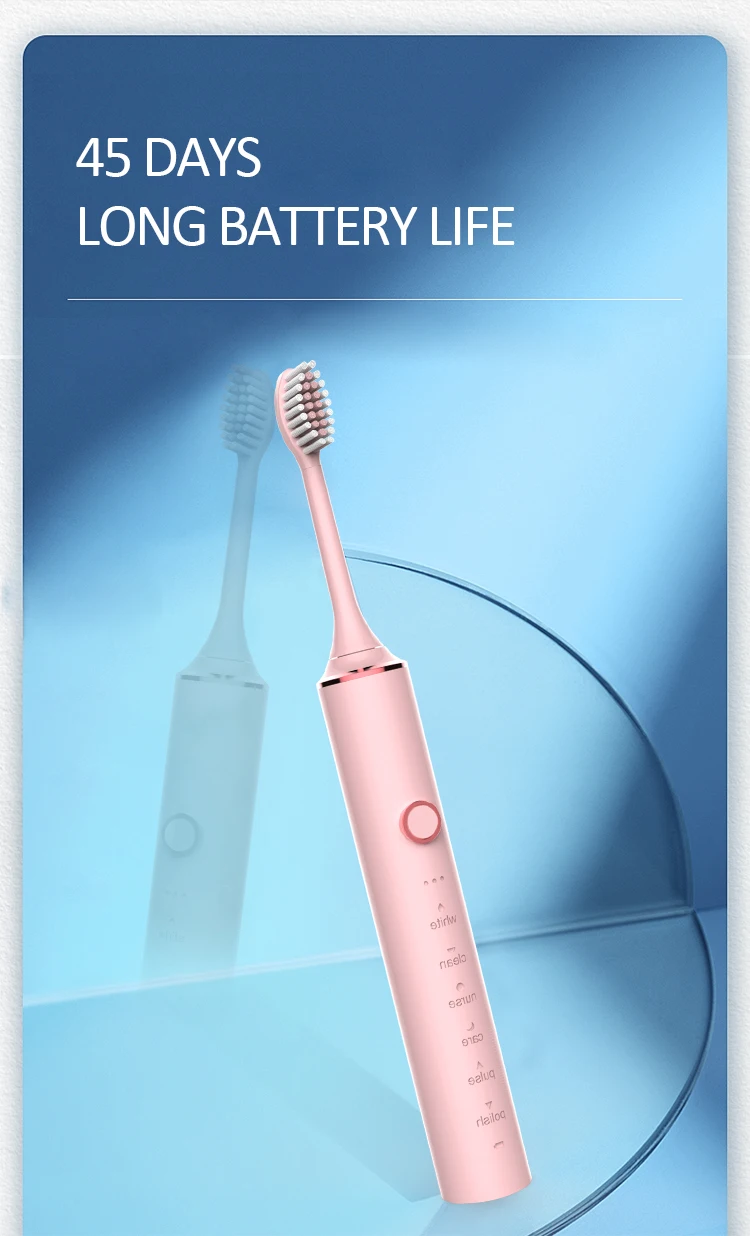 Description Picture 6 of itemGeZhou Electric Sonic Toothbrush USB Charge Rechargeable Waterproof Electronic Tooth Brushes Replacement Heads Adult and kids