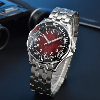 Men’s Automatic Mechanical Watch 41mm Stainless Steel Waterproof Case Ceramic Bezel Men’s Fashion Business Watch