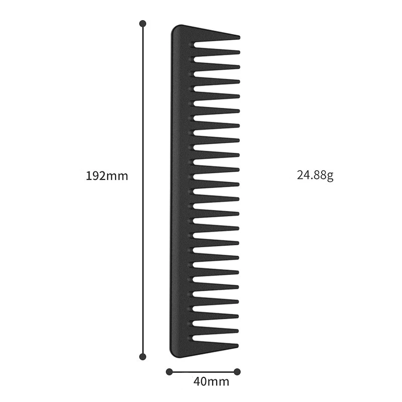1pc Anti-static Barbershop Mens Hair Styling Straightening Comb Portable Hairdressing Comb Barber Store Professional Accessories