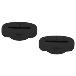 Universal Silicone Car Seat Belt Buckle Protector - Anti - Scratch Safety Guard Cover (Black)