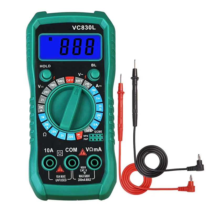 

Professional Multimeters Digital Testers Voltage Test Multi Meter Resistance Current Battery Diode Tester For Electrician Tools