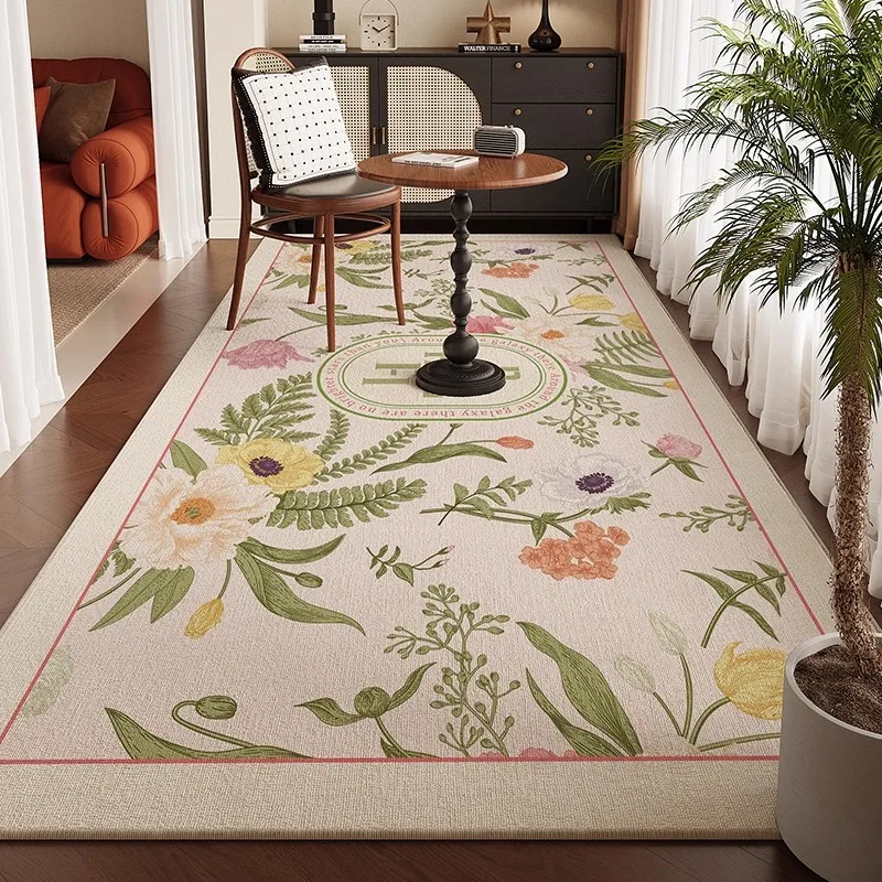French Vintage Living Room Carpet Fashion Light Luxury Bedroom Rug Creative Luxury Home Decoration Coffee Table Mats Alfombra 러그