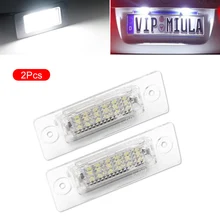 

2pcs Car LED License Plate Light Working Lamp LED Car License Plate Light Replacement Car light for VW Jetta MK5 T5 Passat