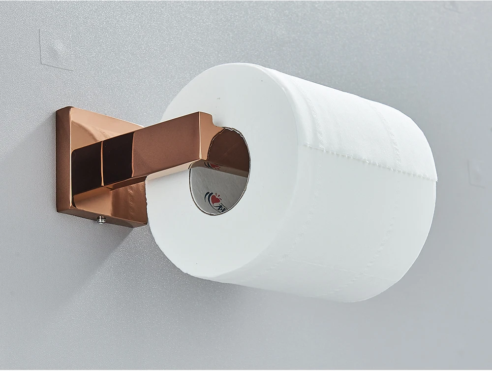 Description Picture 6 of itemRose Golden Bath Hardware Set Toilet Accessories Towel Rack Toilet Paper Holder Towel Bar Stainless Steel Bathroom Accessories