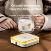 DC5V USB Coffee Mug Warmer 3 Gear Temperature Cup Warmer Heating Coasters Plate Pad for Tea Water Milk with Colorful Night Light 4