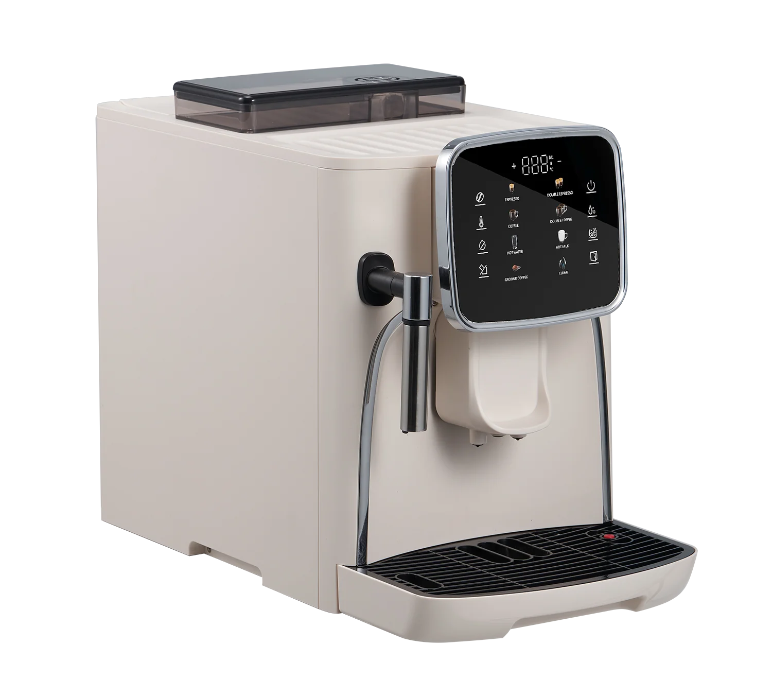 

Home Use Colorful Touch Panel Bean To Cup Cappuccino Latte Electric Fully Automatic Coffee Maker Machine