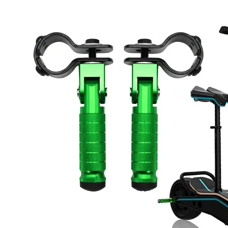

Bike Foot Rest Universal Metal Rear Foot Peg Pedal Anti-Slip Foldable Motorbike Frame Foot Pedals Foot Step Pegs For Scooters