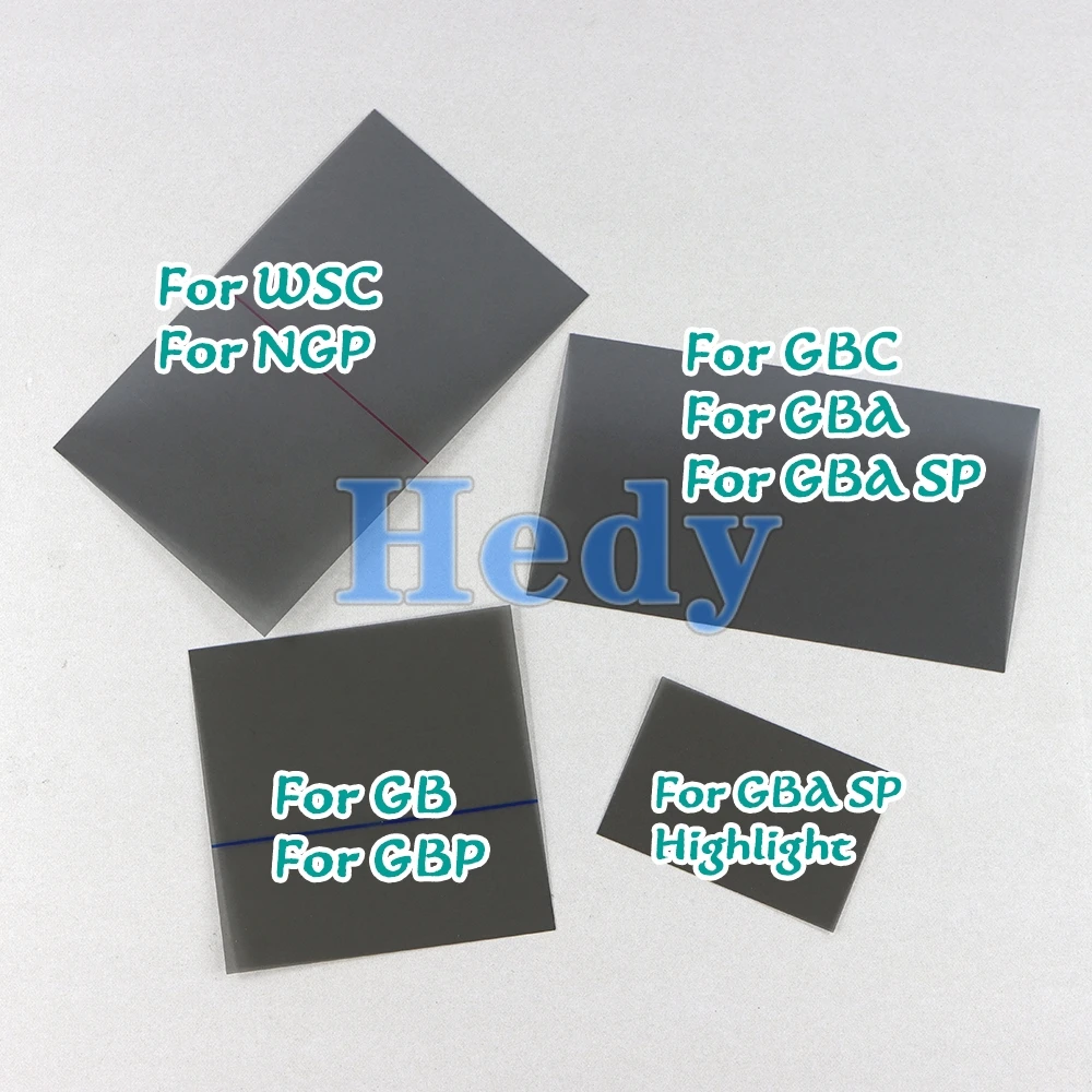 Фото 1 шт., поляризационный фильтр WSCC для GB GBP GBA GBC GBASP WSC NGPC, экран с подсветкой для GBA SP №5