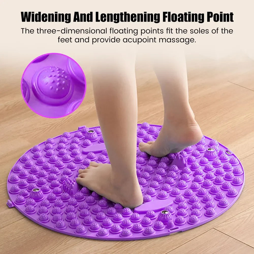 37cm Magnetic Foot Massage Pad Acupressure Yoga Mat Finger Pressure Board Muscle Relaxation Feet Training Tool Acupoint massager foot massage pad