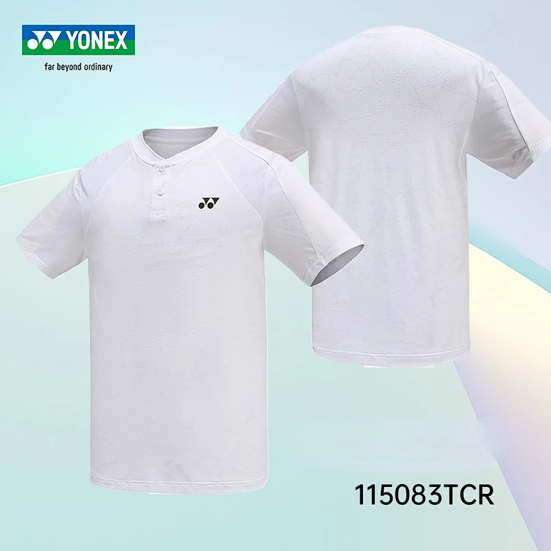 Yonex tennis t-shirt sports clothing sportswear badminton sport Jersey short sleeve men women 115083TCR/215083TCR