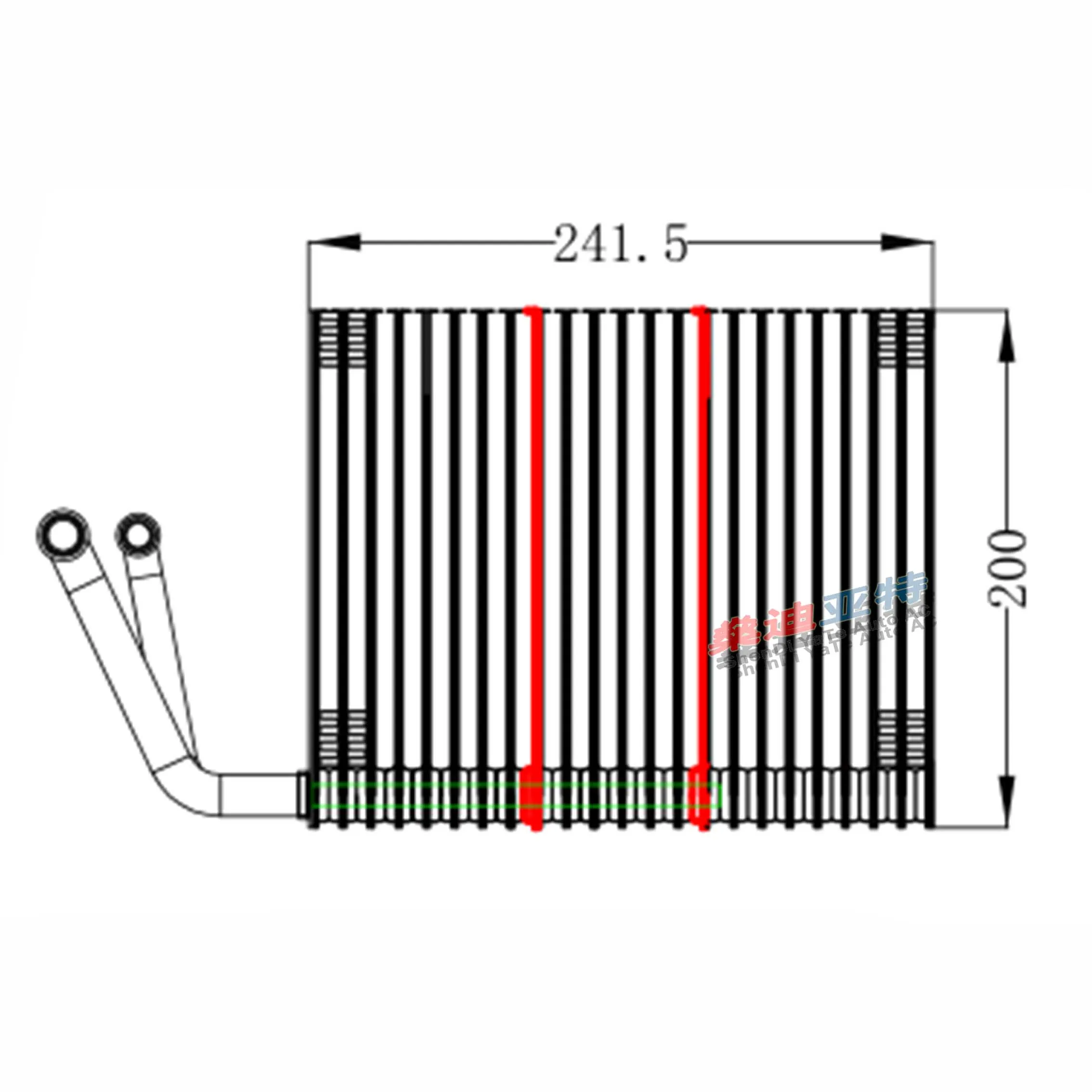 A/C Evaporator Core 1718300058 For Mercedes-Benz SLK R171 SLK200 SLK280 SLK300 SLK350 2004-2010