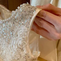 Robe tutu pour petites filles, vêtements pour nouveau-nés, robe de princesse avec gros nœud, pour 1er an, anniversaire, mariage, baptême, fête pour nourrissons 6