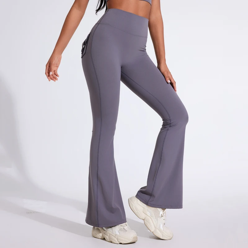 DIAS FIT JOY المرأة جيب جرس قيعان اليوغا عالية الخ...