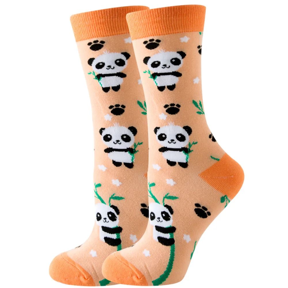 High-Quality Kawaii Cartoon Animal & Fruit Trendy Women's Socks - Harajuku Happy Collection