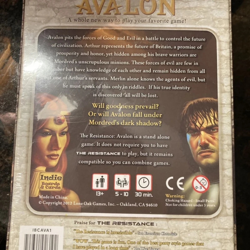 Avalon Board Game Card Suitable for Gatherings Christmas Parties Friends Drinking and Entertainment  Games for Kids  Board Game 4