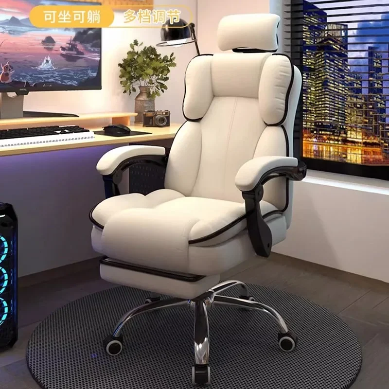 디자이너 모바일 가죽 사무실 의자 스터드, 편안한 다이닝 의자, 컴퓨터 편안한 의자, 사무실용 가구 