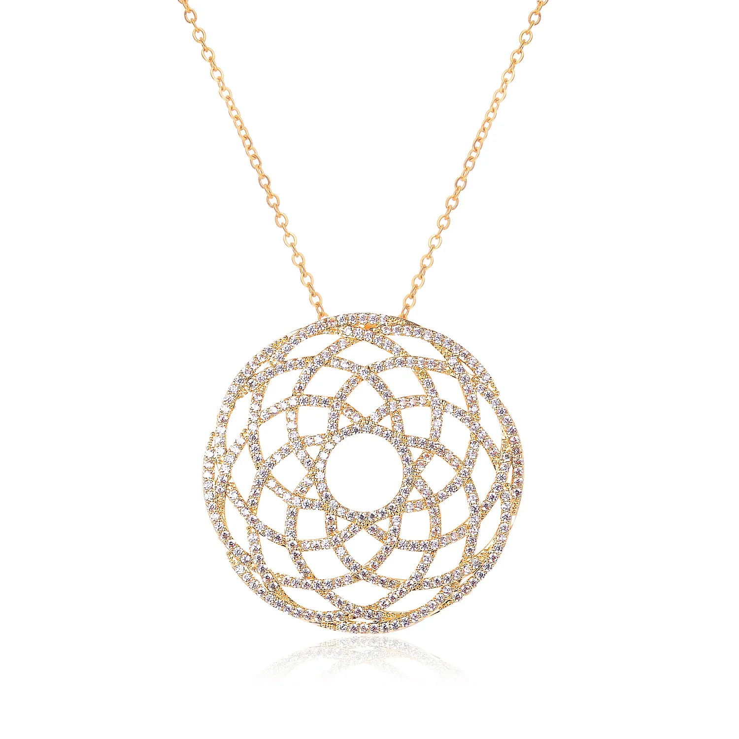 Design Large Pendant Round Female Elegant Banquet Temperament Wife Gift Atmosphere High-End