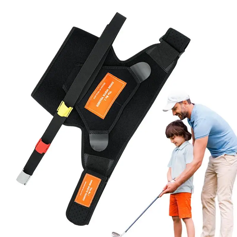 

Golf Grip Trainer Golf Arm Adjustable Support Wearable Practicer Increase Strength Golf Practicer For Courtyards Golf Training