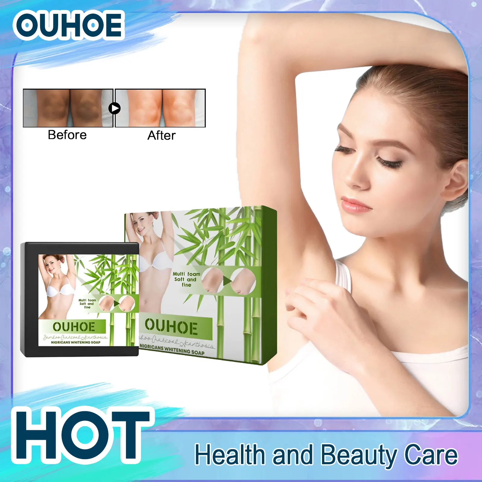 

Brightening Body Soap Lighten Hyperpigmentation Knees Elbows Dark Skin Clean Acanthosis Nigricans Bleach Whitening Underarm Soap