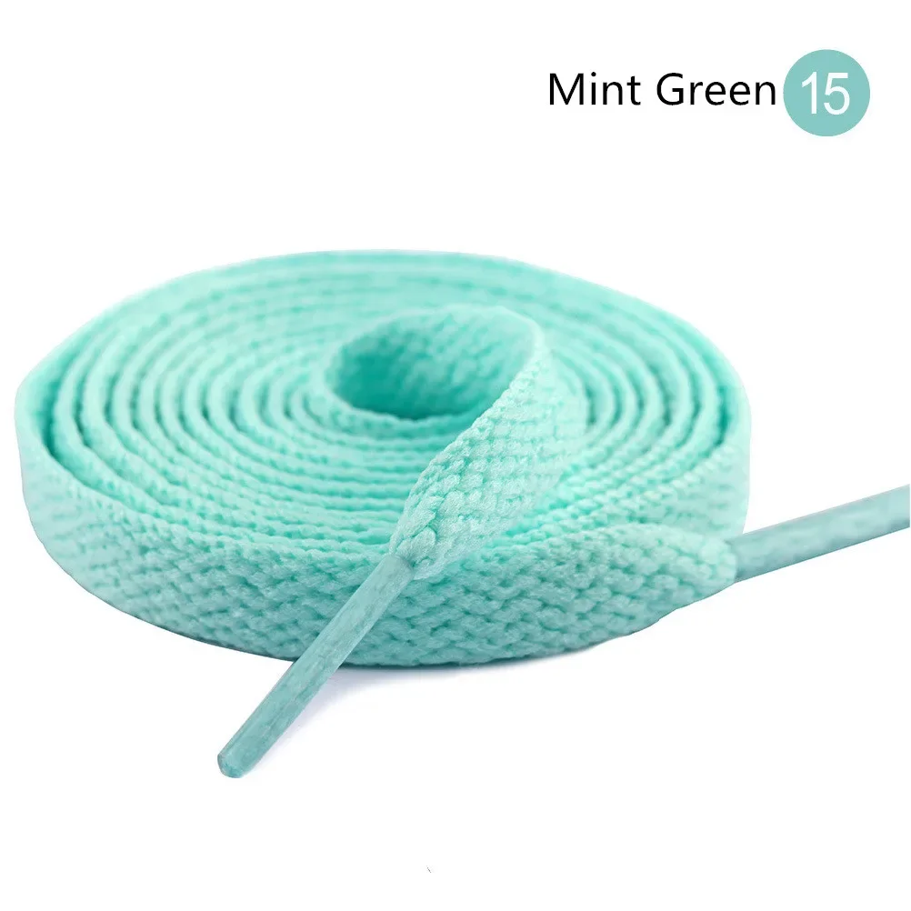 Vibrant Flat Fashion Shoelaces - Colorful Shoe Strings