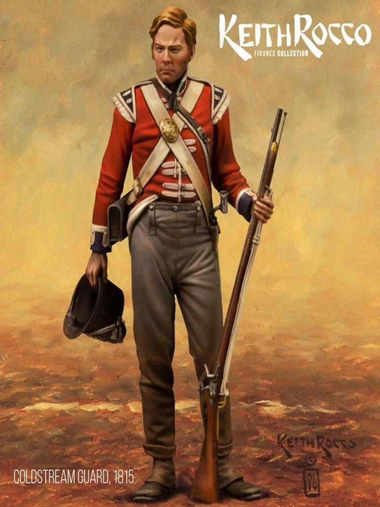 Neues unmontiertes 1/24 75mm Guard (75mm) Battle of Standing Resin Kit DIY Toys unbemaltes Resin-Modell