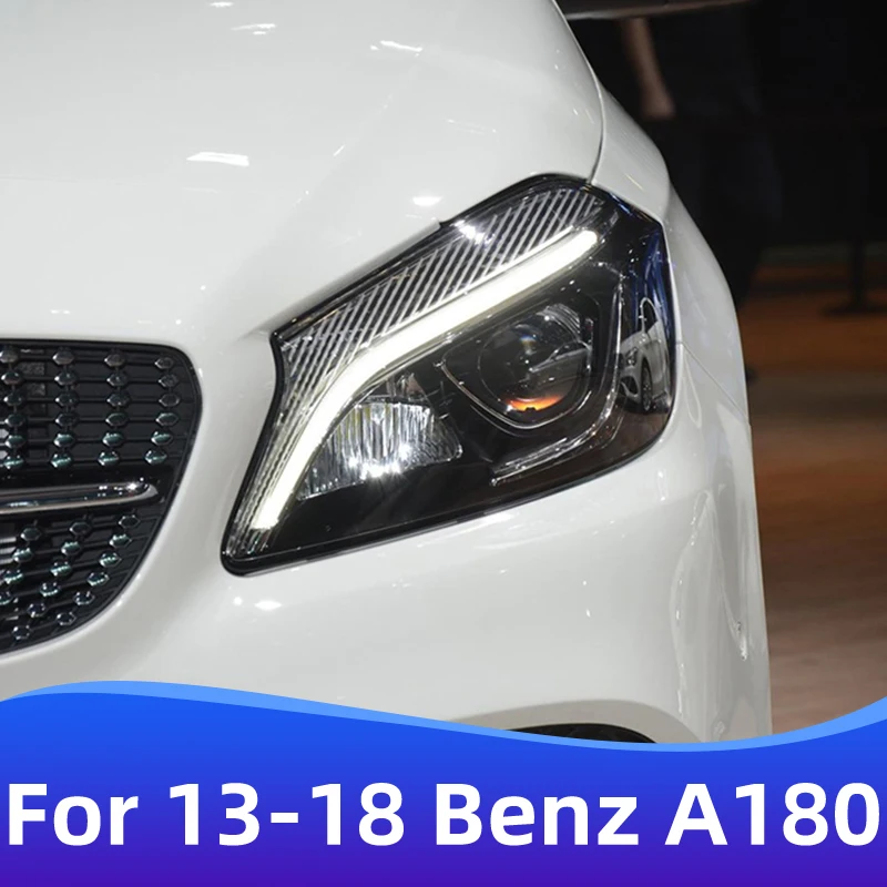 

ForMercedes-Benz A-Class W176 A180 A45 headlight assembly upgrade new high-end full LED headlights with a touch of blue function