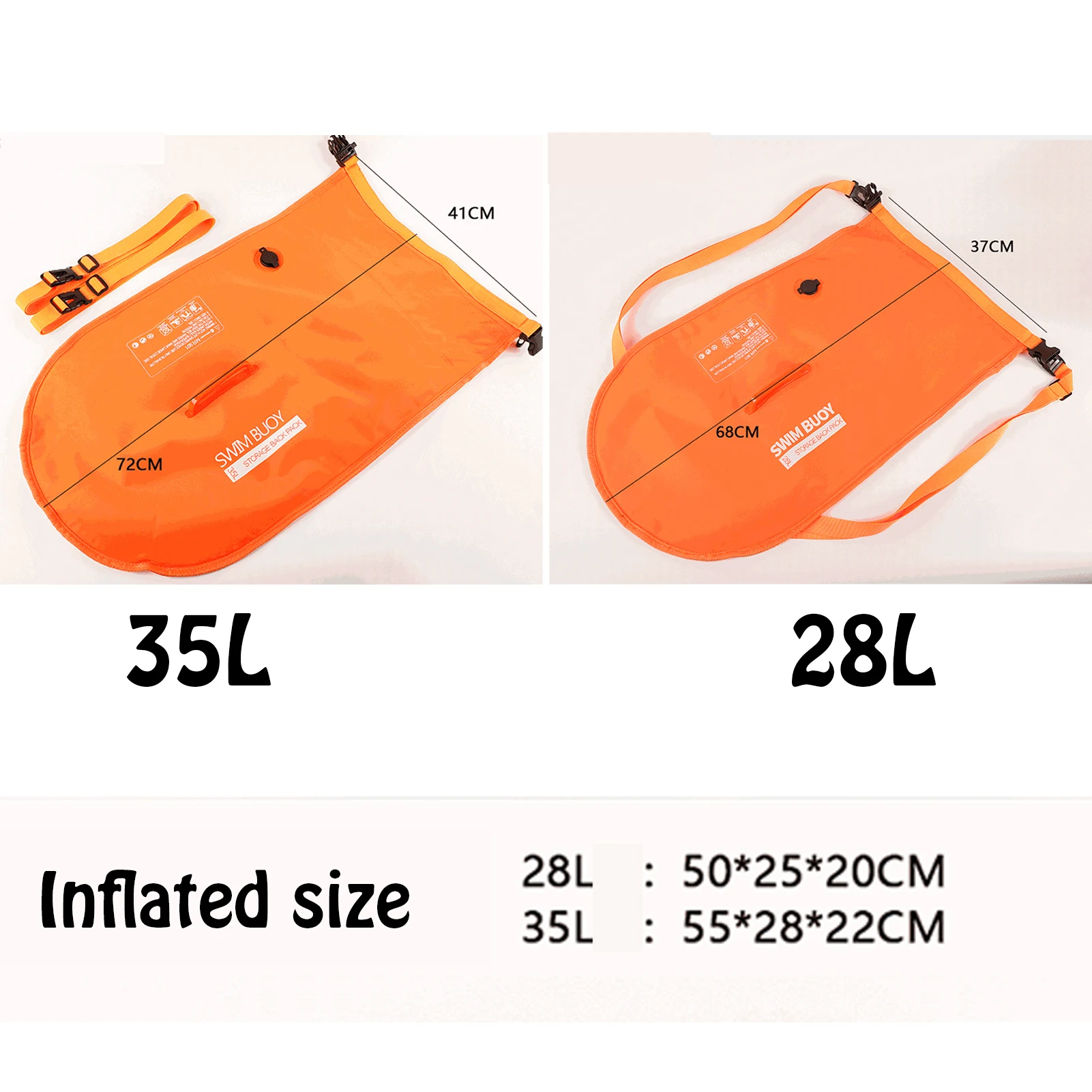 28/35L Waterproof Dry Bag Backpack for Camping Drift Trekking Swimming Rafting Kayak River Trekking Fishing Outdoor Waterbag