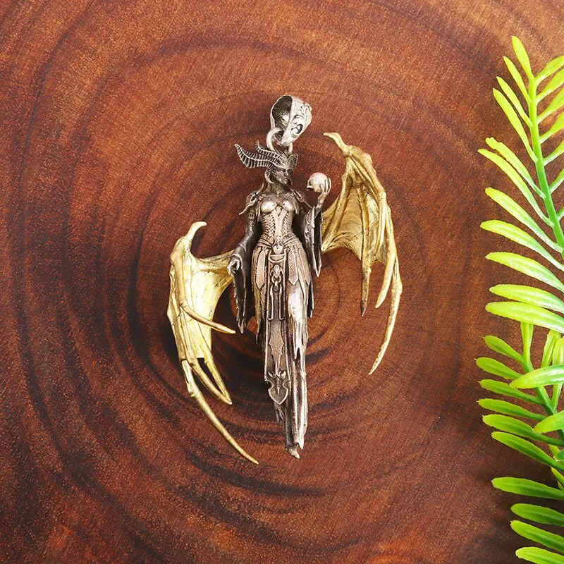 High Quality Neo-Gothic Angel Devil Pendant Necklaces Many Kinds Wholesale Trendy Rock Fashion Jewelry